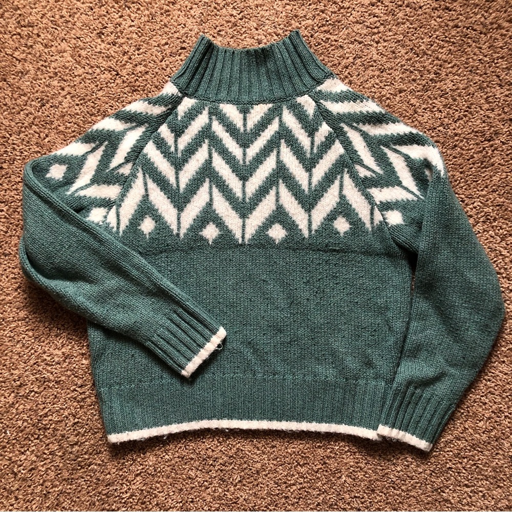 A New Day turquoise turtleneck sweater